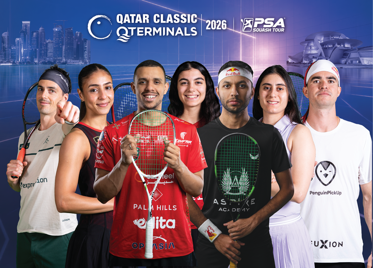 Qatar Classic 2026 main draw promises world-class squash action